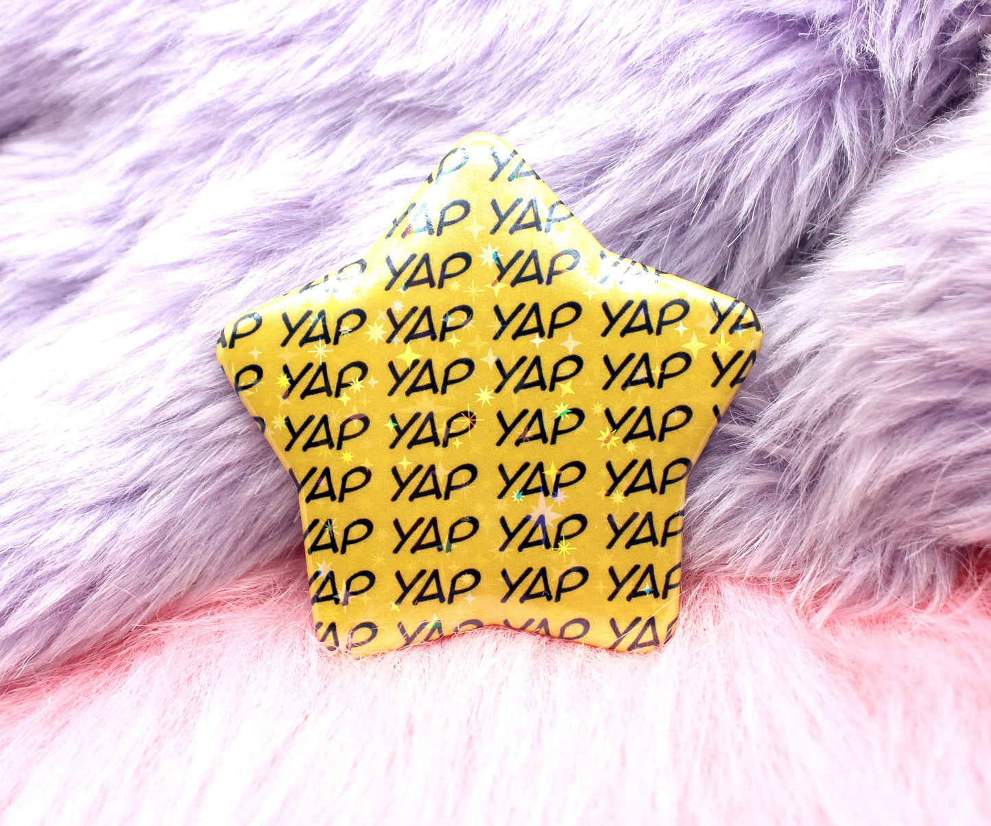 Yap Yap Yap Star Badge (55mm)