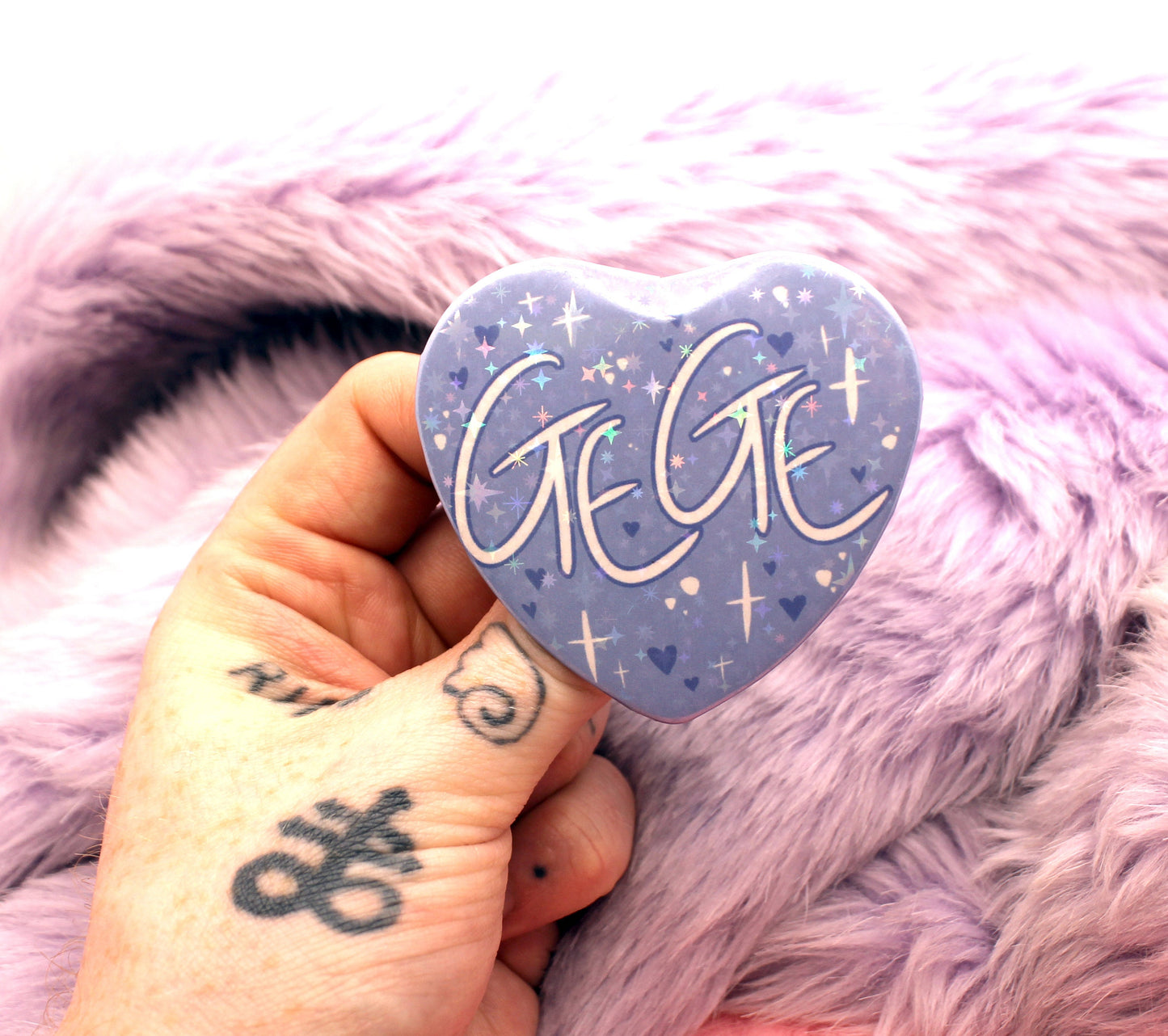 Gege Danmei Heart Badge (55mm)