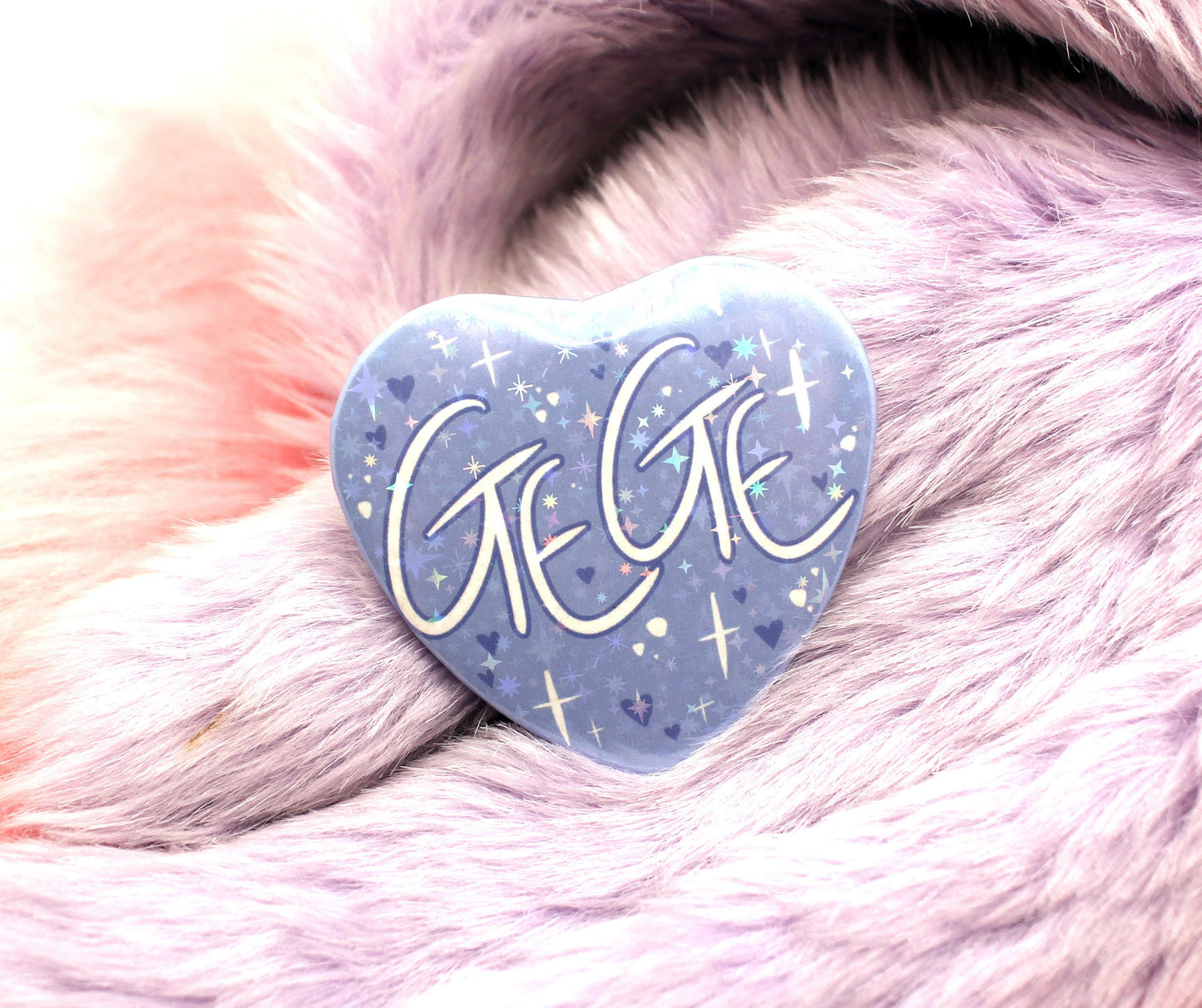 Gege Danmei Heart Badge (55mm)