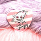 Angeldust Hazbin Hotel I'll Be Your Loser Baby Heart Badge (55mm)