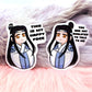 Lan Wangji This Is My Happy Face Sticker (8cm)