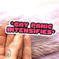 Gay Panic Intensifies Sticker (8cm)