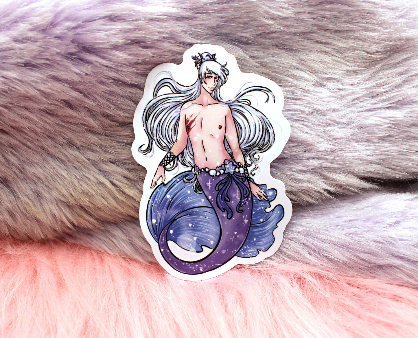 Brayandli Merman Sticker (8cm) - The Nightingale Dragon Series