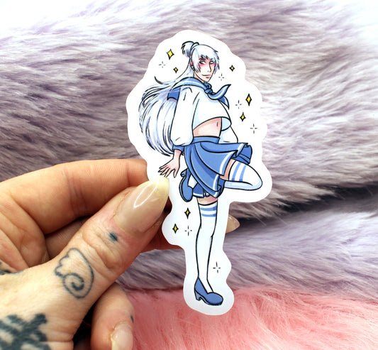 Brayandli Sailor Schoolgirl Cosplay Sticker (8cm) - The Nightingale Dragon Series