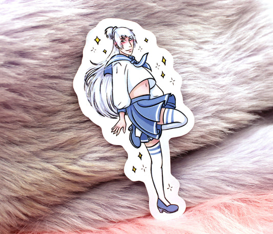 Brayandli Sailor Schoolgirl Cosplay Sticker (8cm) - The Nightingale Dragon Series