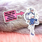 Brayandli Sailor Schoolgirl Cosplay Sticker (8cm) - The Nightingale Dragon Series