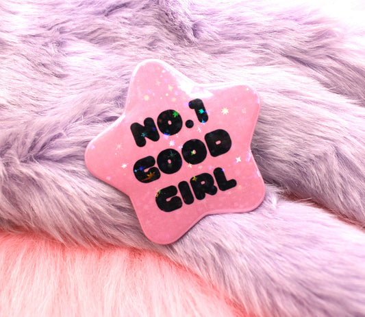 No.1 Good Girl Star Badge (55mm)