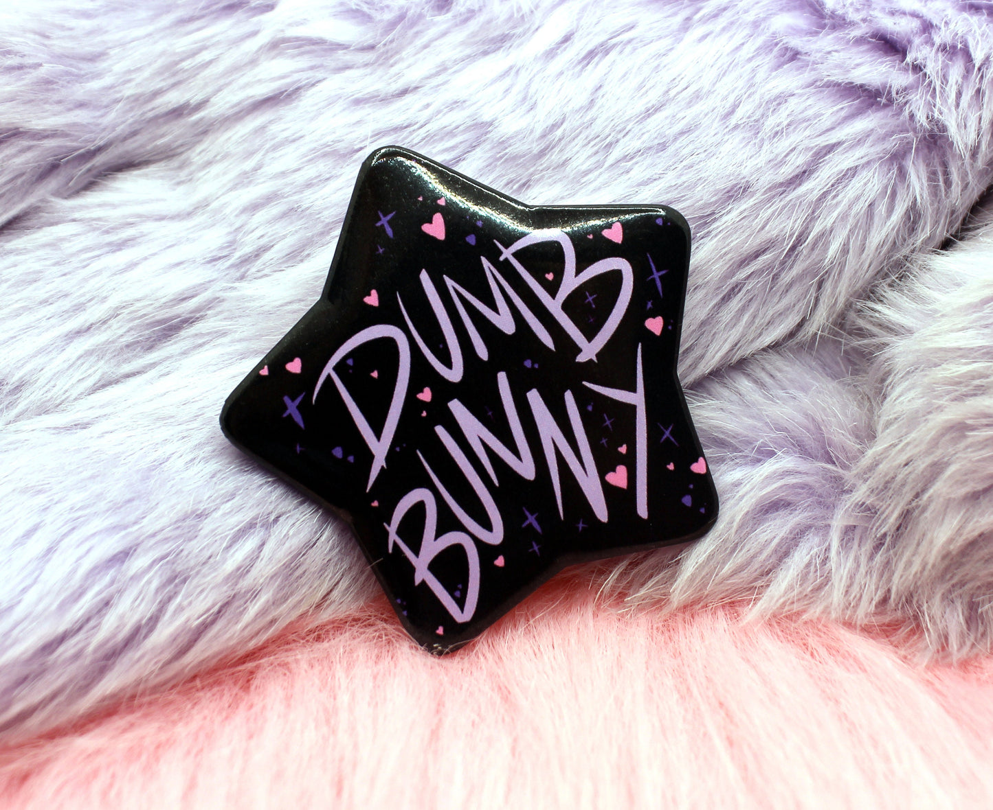 Dumb Bunny Star Badge (55mm)