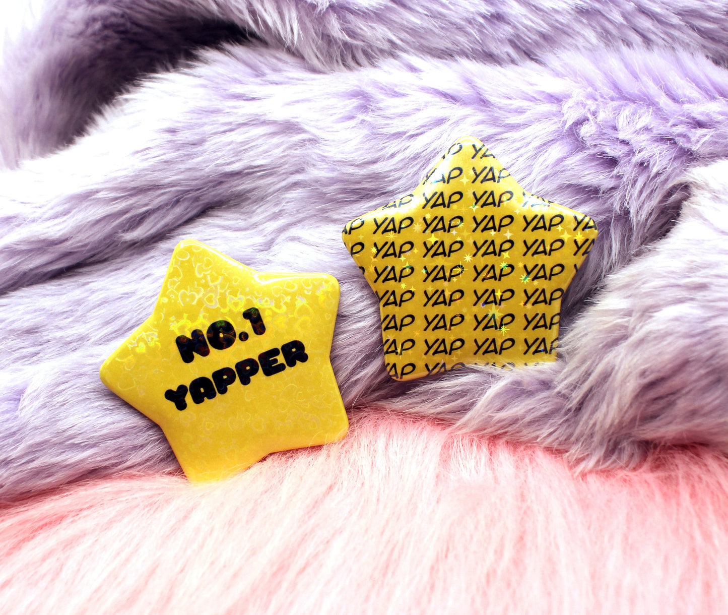 Yap Yap Yap Star Badge (55mm)