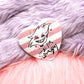 Angeldust Hazbin Hotel I'll Be Your Loser Baby Heart Badge (55mm)