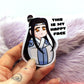 Lan Wangji This Is My Happy Face Sticker (8cm)