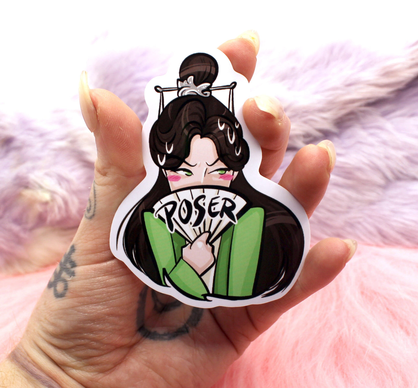 Scum Villain Shen Qingqui Poser Sticker (8cm)