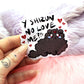 Luo Binghe Sad Pup Scum Villain Sticker (8cm)