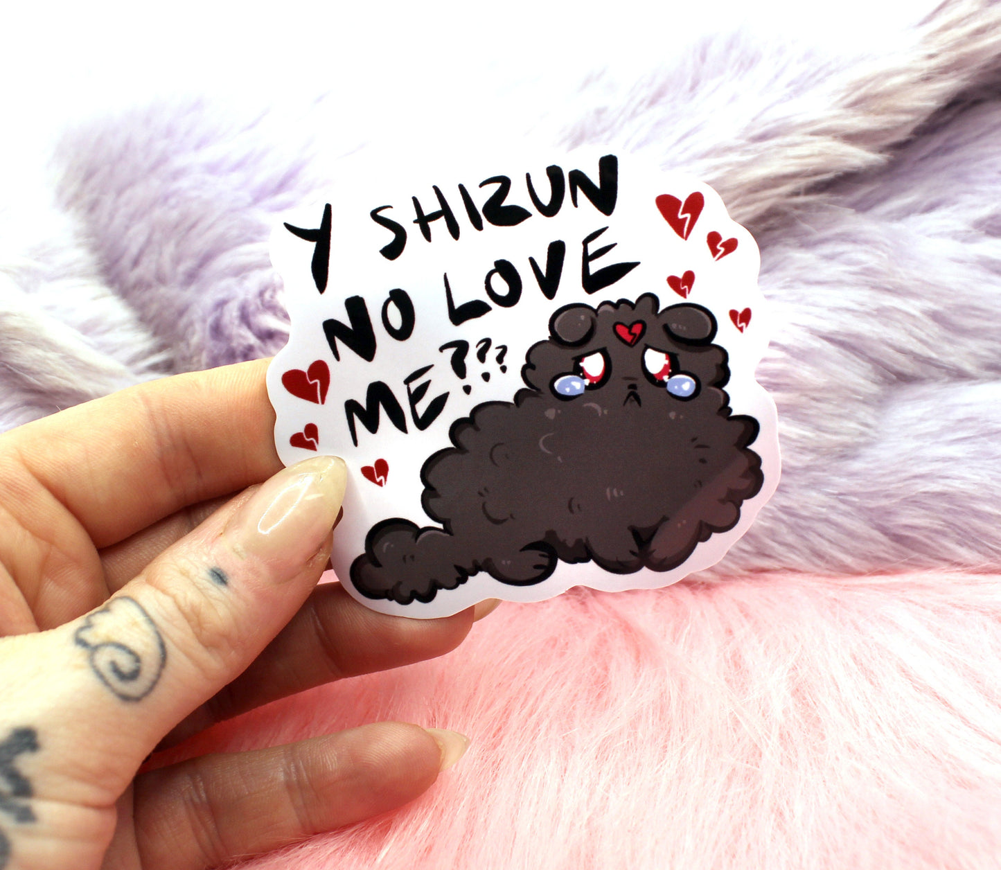 Luo Binghe Sad Pup Scum Villain Sticker (8cm)