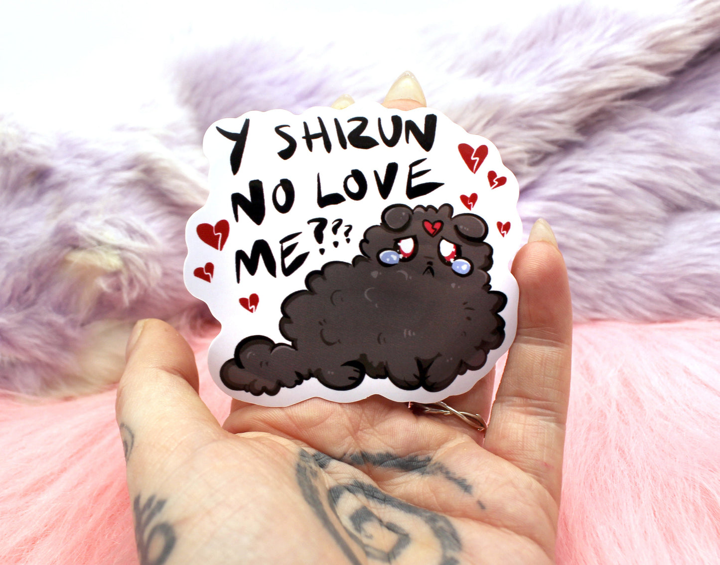 Luo Binghe Sad Pup Scum Villain Sticker (8cm)