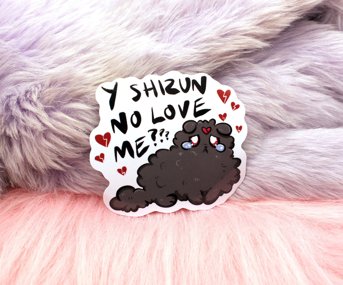 Luo Binghe Sad Pup Scum Villain Sticker (8cm)