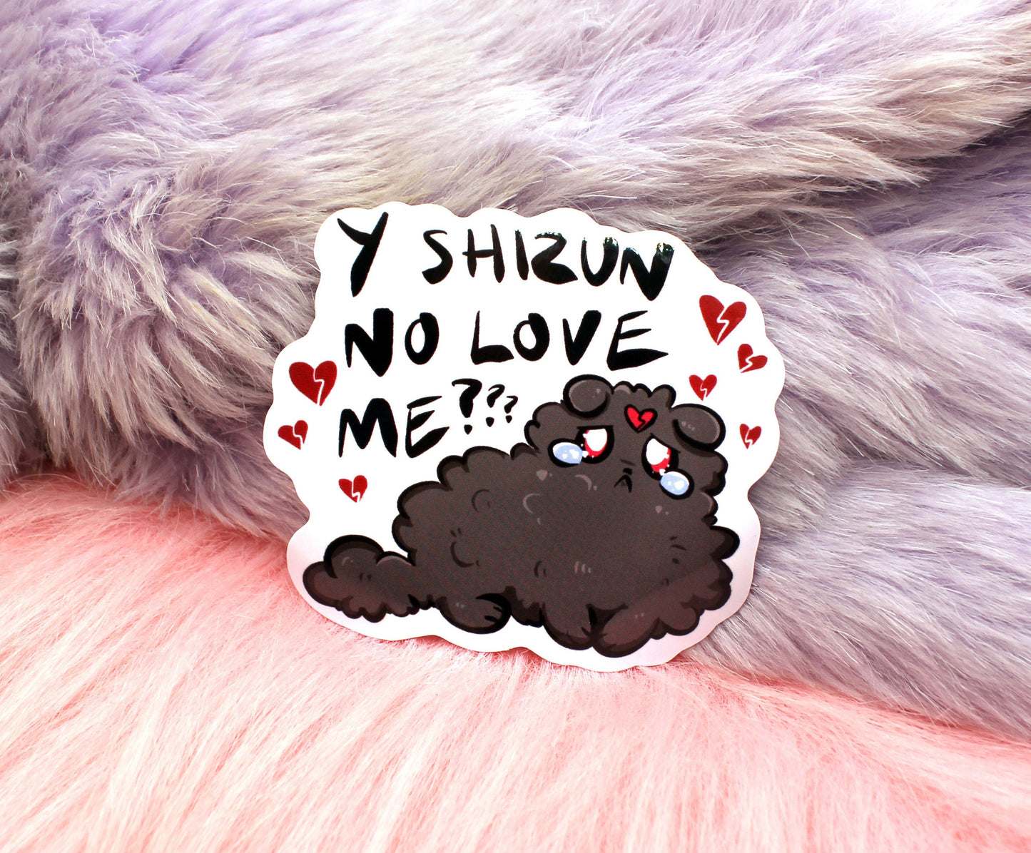 Luo Binghe Sad Pup Scum Villain Sticker (8cm)