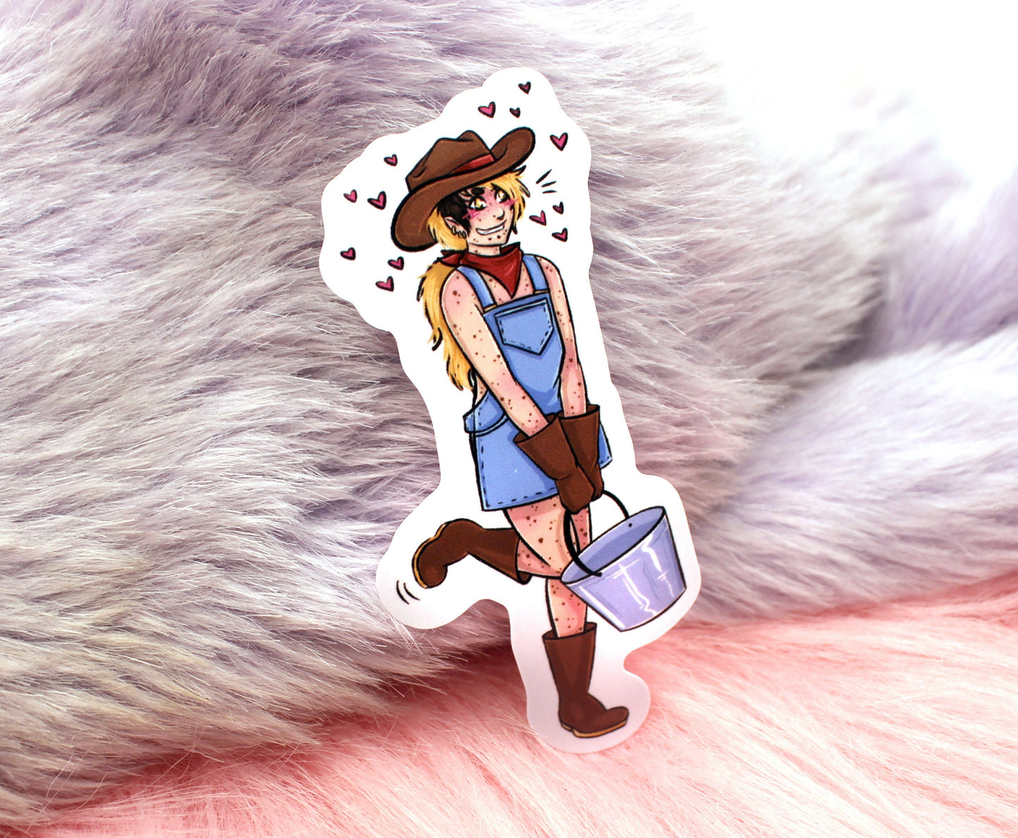 Taowren Cowboy Sticker (8cm) - The Nightingale Dragon Series