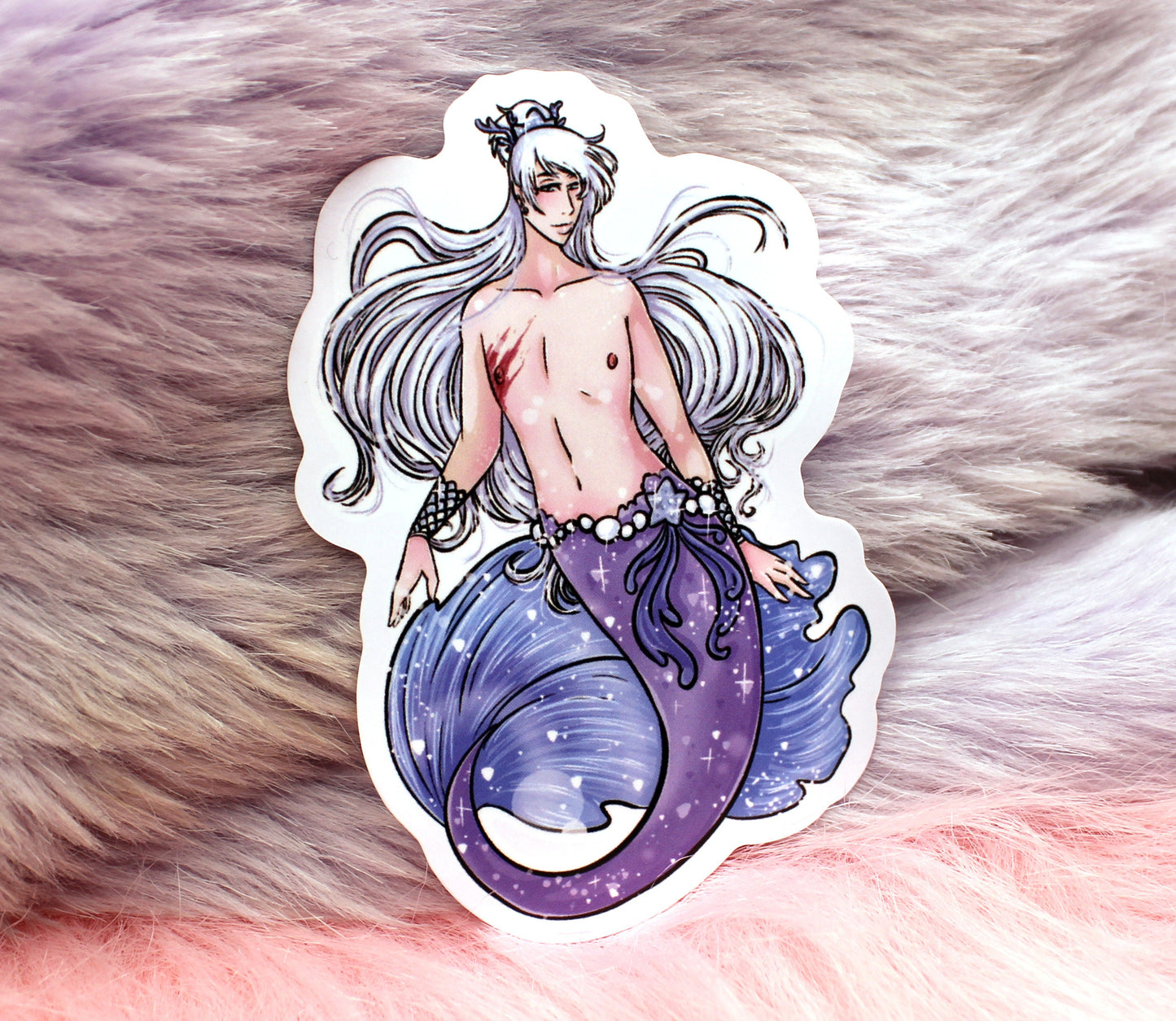 Brayandli Merman Sticker (8cm) - The Nightingale Dragon Series