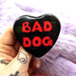 Bad Dog Heart Badge (55mm)