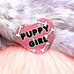 Puppy Girl Heart Badge (55mm)