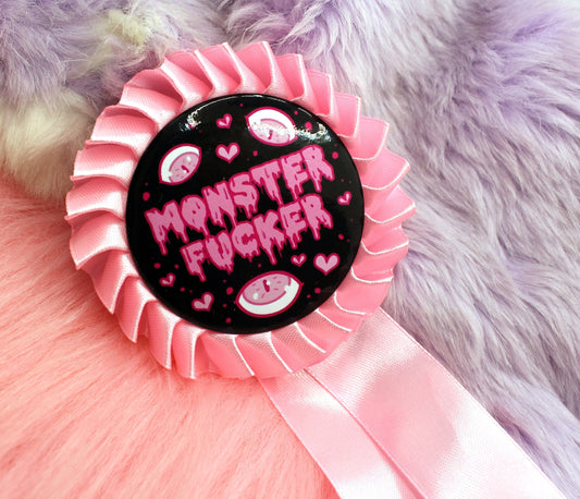 Pastel Pink Monster Fucker Rosette