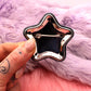 Blue Hair and Pronouns Star Badge (55mm)
