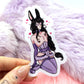 Ginzin Bunny Femboy Pin Up Sticker (8cm) - The Nightingale Dragon Series