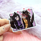 Smiling Fox Ginzin and Angry Cat Tomar Sticker (6cm) - The Nightingale Dragon Series