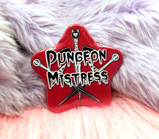 Dungeon Mistress Star Badge (55mm)