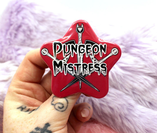 Dungeon Mistress Star Badge (55mm)