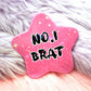 No.1 Brat Star Badge (55mm)