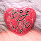 Boy Wife Heart Badge (55mm)