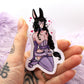 Ginzin Bunny Femboy Pin Up Sticker (8cm) - The Nightingale Dragon Series