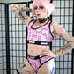 Pink Woof Woof Crop Top (Sizes S-4XL)