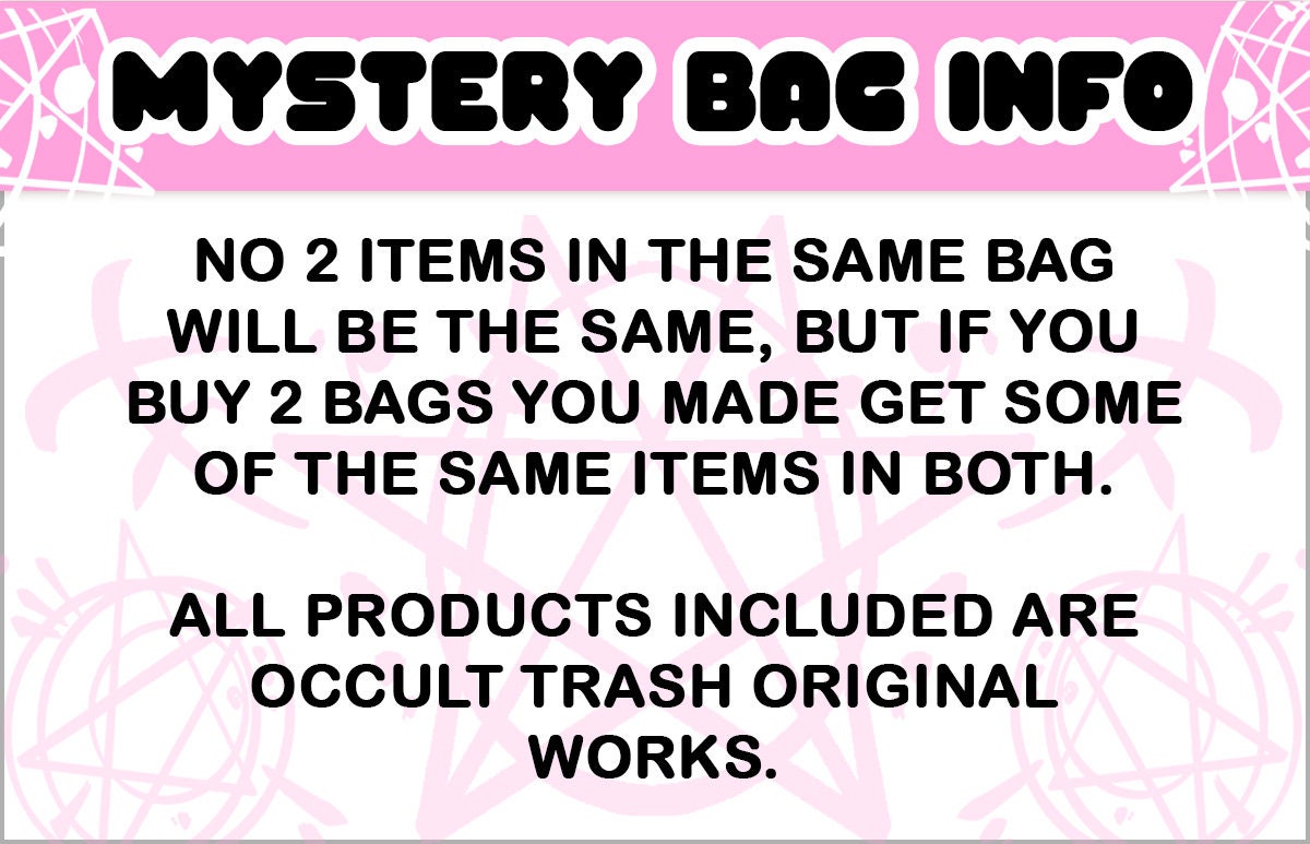 Pokemon Occult Trash Mystery Bag