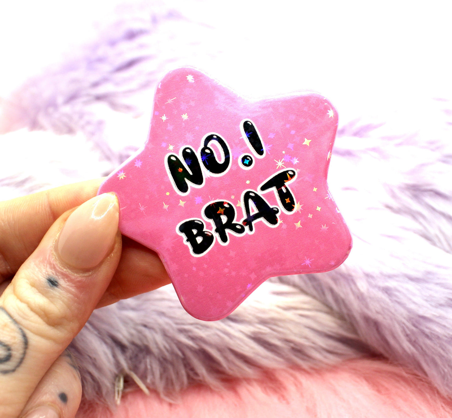 No.1 Brat Star Badge (55mm)