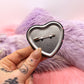 Bunny Boy Heart Badge (55mm)