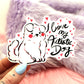 I Love My Autistic Dog 6cm Sticker