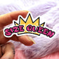 Size Queen Gay Crown Sticker (7cm)