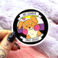 No Gender Only Doggy Sticker (6cm)