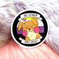 No Gender Only Doggy Sticker (6cm)