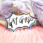 Gay Gasp Holographic Sticker (7cm)