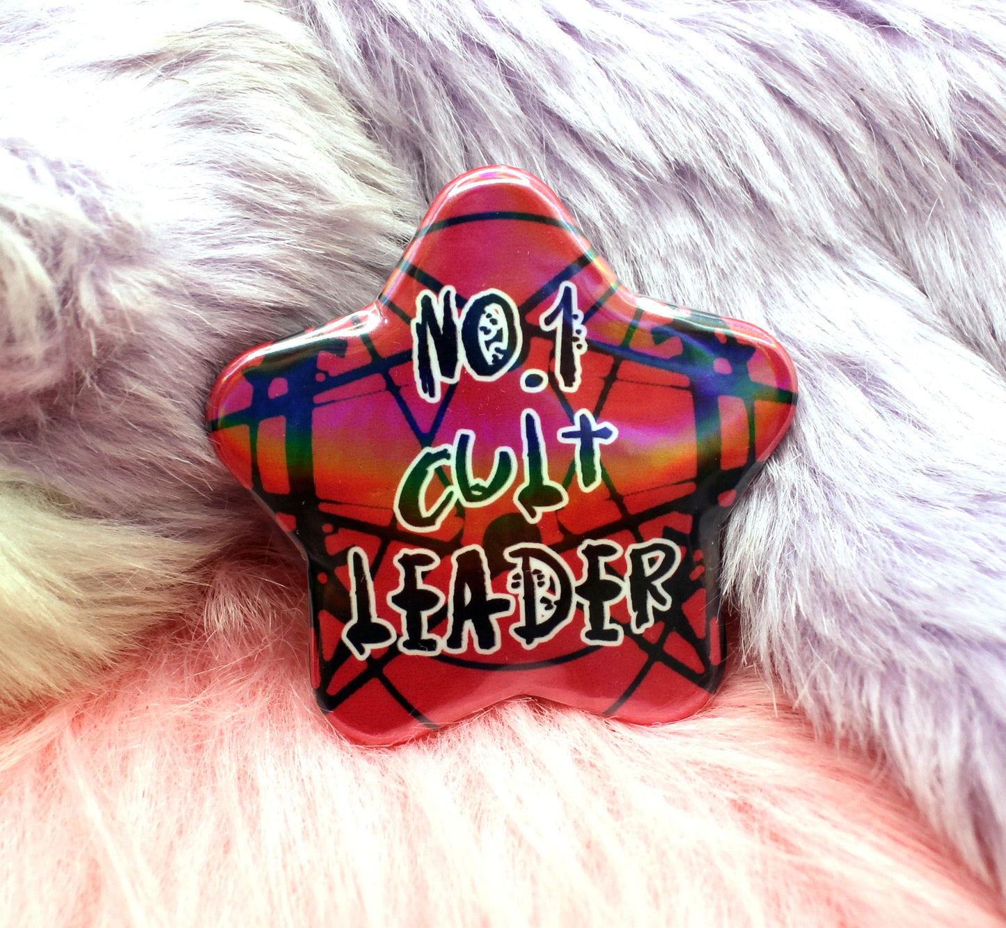 No.1 Cult Leader Cult of the Lamb Star Badge (55mm)