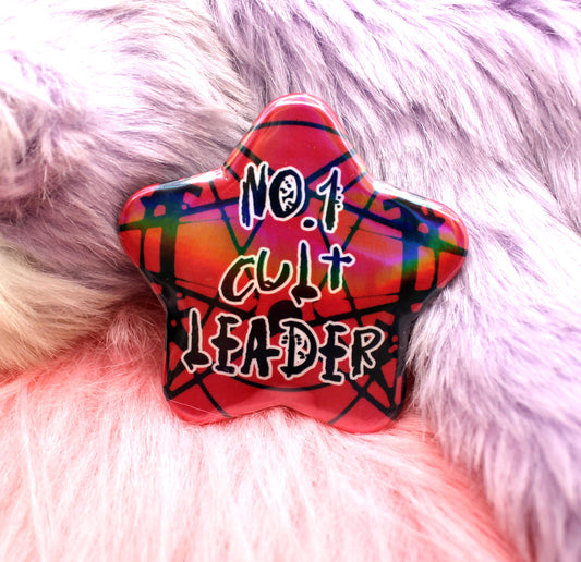 No.1 Cult Leader Cult of the Lamb Star Badge (55mm)