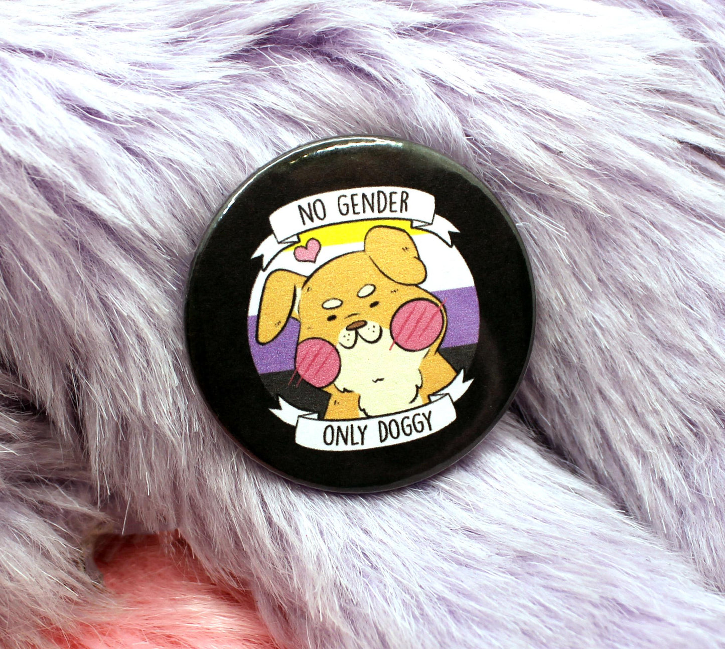 No Gender Only Doggy Badge (38mm)