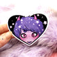 Bapho-Chan Heart Sticker (6cm)