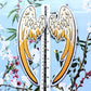 Jumbo Angel Wings Matching Iron-On Patch Set (26cm)