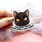 This Email Could Have Been a Fist Fight Cat Sticker (7cm)