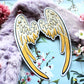 Jumbo Angel Wings Matching Iron-On Patch Set (26cm)